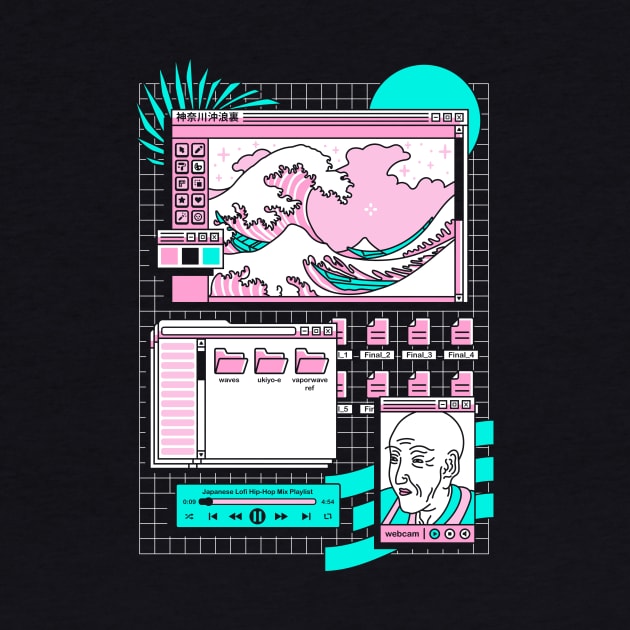 The Great vaporwave by RedOni Clothing